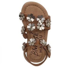 Blowfish Tan Floral Sandals Kids US13M